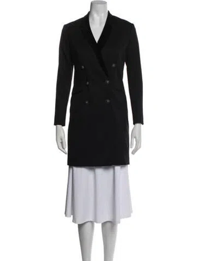 Pre-owned The Kooples Wool Coat In Black
