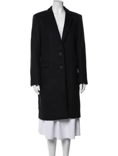 Pre-owned The Kooples Wool Coat In Black