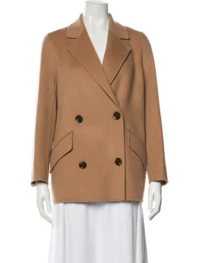 Pre-owned The Kooples Wool Coat In Neutral