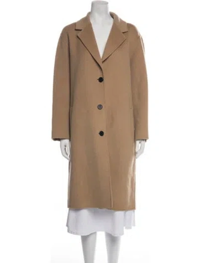 Pre-owned The Kooples Wool Coat In Neutrals