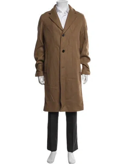 Pre-owned The Kooples Wool Coat W/ Tags In Brown