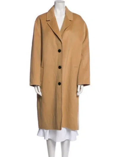 Pre-owned The Kooples Wool Coat W/ Tags In Brown/neutrals
