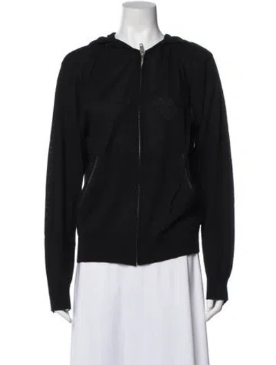 Pre-owned The Kooples Wool Crew Neck Sweater In Black