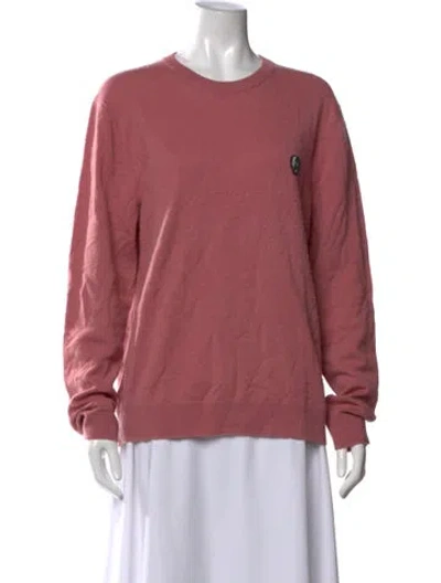 Pre-owned The Kooples Wool Crew Neck Sweater In Pink