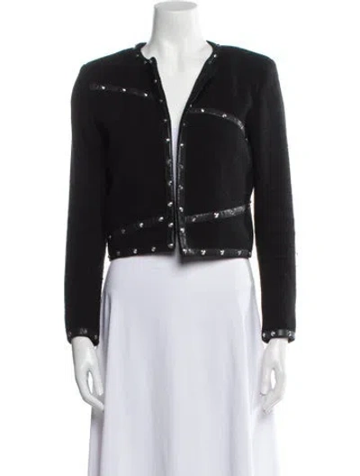 Pre-owned The Kooples Wool Evening Jacket In White