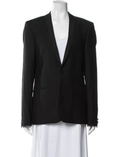 Pre-owned The Kooples Wool Jacket In Black