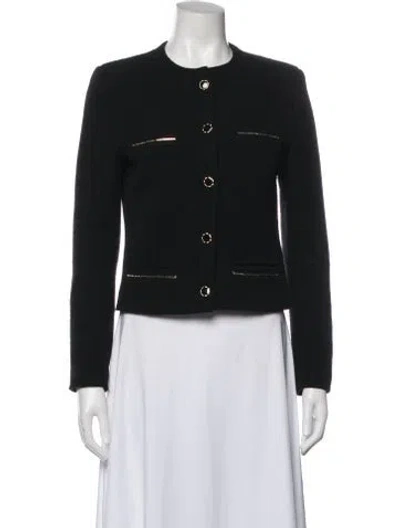 Pre-owned The Kooples Wool Jacket In Black