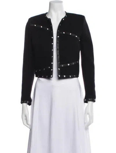 Pre-owned The Kooples Wool Jacket In Black