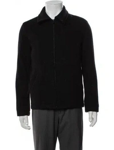 Pre-owned The Kooples Wool Jacket In Black