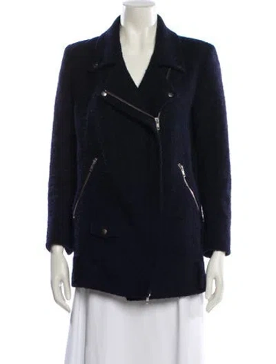 Pre-owned The Kooples Wool Jacket In Blue