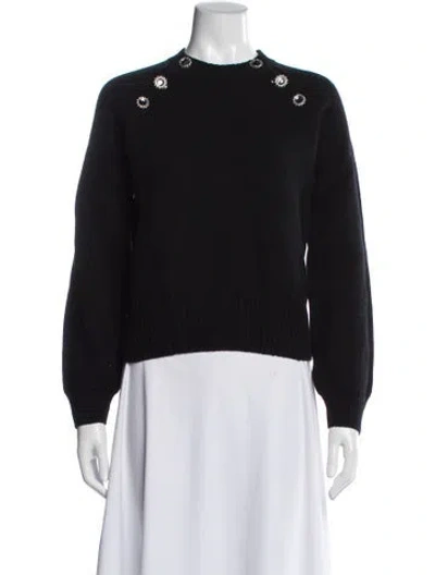 Pre-owned The Kooples Wool Mock Neck Sweater W/ Tags In Black