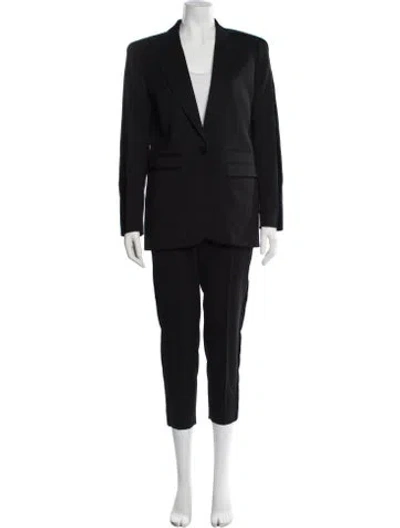 Pre-owned The Kooples Wool Pant Set In Black