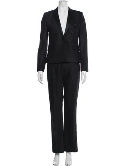 Pre-owned The Kooples Wool Pant Set W/ Tags In Black