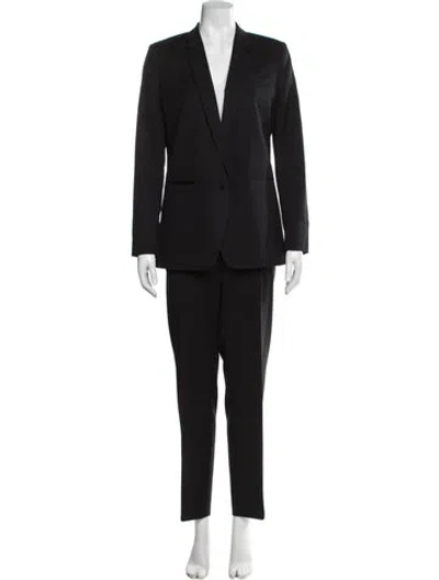 Pre-owned The Kooples Wool Pantsuit In Black