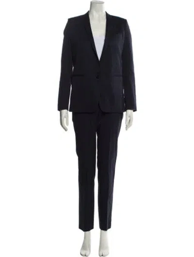 Pre-owned The Kooples Wool Pantsuit In Blue