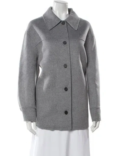 Pre-owned The Kooples Wool Peacoat W/ Tags In Gray
