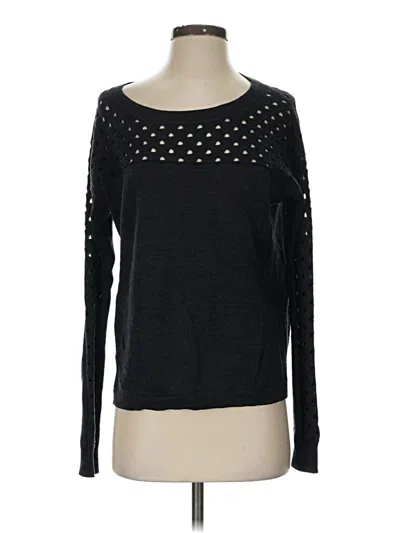 Pre-owned The Kooples Wool Pullover Sweater In Black