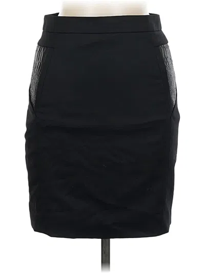 Pre-owned The Kooples Wool Skirt In Black