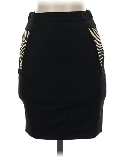 Pre-owned The Kooples Wool Skirt In Black