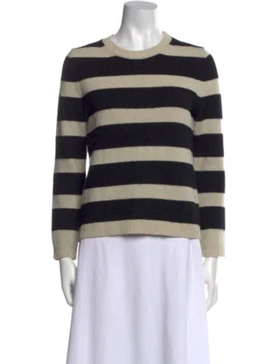 Pre-owned The Kooples Wool Striped Sweater In Neutral