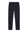 The Kooples Straight-leg Tailored Stretch-woven Trousers In Navy
