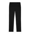 The Kooples Tailored Slim-fit Mid-rise Wool Trousers In Black