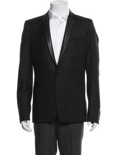 Pre-owned The Kooples Wool Two-piece Blazer In Black