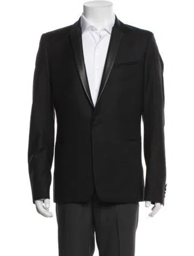 Pre-owned The Kooples Wool Two-piece Blazer In Black