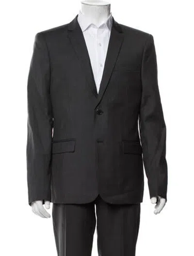 Pre-owned The Kooples Wool Two-piece Blazer In Grey