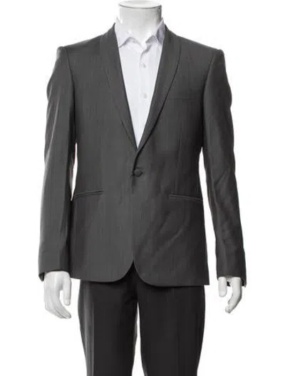 Pre-owned The Kooples Wool Two-piece Blazer In Grey