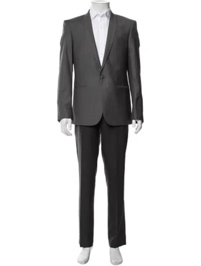 Pre-owned The Kooples Wool Two-piece Blazer In Grey