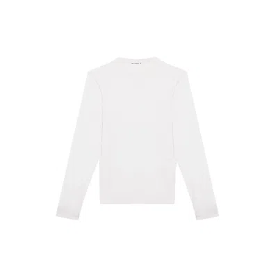 The Koozy Men's Nate Long Sleeve In Cotton Pg In White