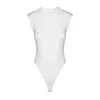 The Koozy Women's Amory Bodysuit In White In White
