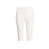The Koozy Women's Charlotte High Waist Shorts In Sky White In White