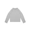 The Koozy Women's Grey Avary Sweatshirt In Melange In Grey