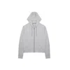 The Koozy Women's Grey Bendet Hoodie In Melange In Grey