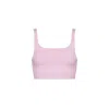 The Koozy Women's Pink Kirsty Bralette In Pima Cotton In Morning Rose In Pink