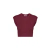 The Koozy Women's Red Neva Top In Burgundy In Red