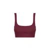 The Koozy Women's Red Victoria Bralette In Burgundy In Red