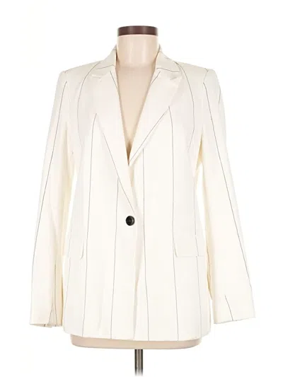 Pre-owned The Korner Blazer Jacket In White