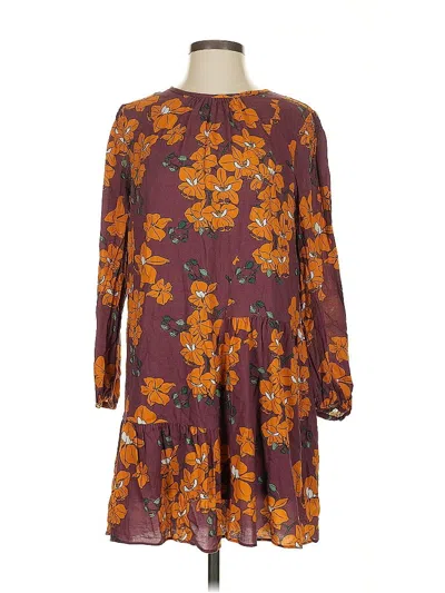 Pre-owned The Korner Casual Dress In Purple