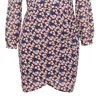 The Korner Floral Wrap Dress In Multi In Multi
