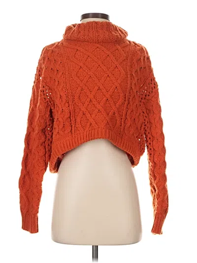 Pre-owned The Korner Turtleneck Sweater In Orange