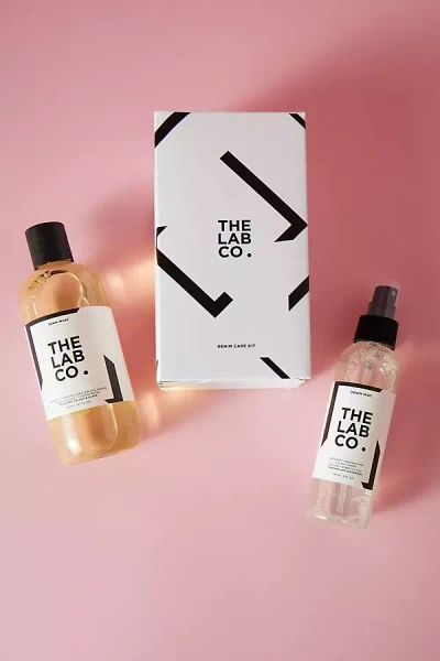 The Lab Co. Denim Laundry Care Kit In White