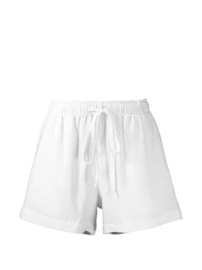 The Lady And The Sailor Flutter Shorts In White