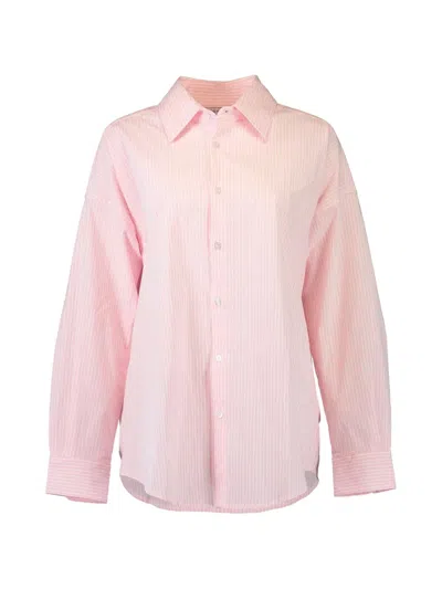 The Lady And The Sailor Sunday Striped Shirt In Pink