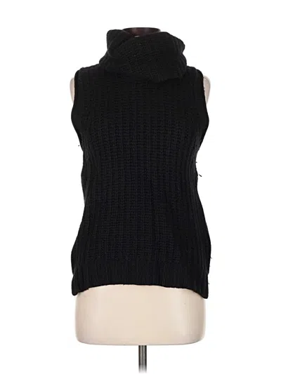 Pre-owned The Lane Sweater Vest In Black
