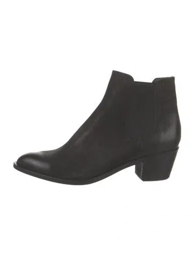 Pre-owned The Last Conspiracy Leather Chelsea Boots In Black