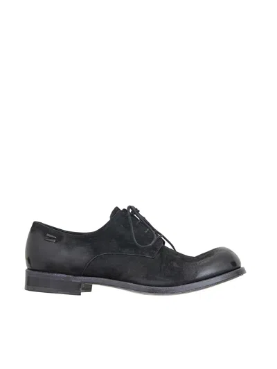 The Last Conspiracy Leather Shoes With Laces In Black
