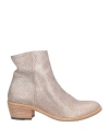 The Last Conspiracy Woman Ankle Boots Beige Size 8 Leather In Beige